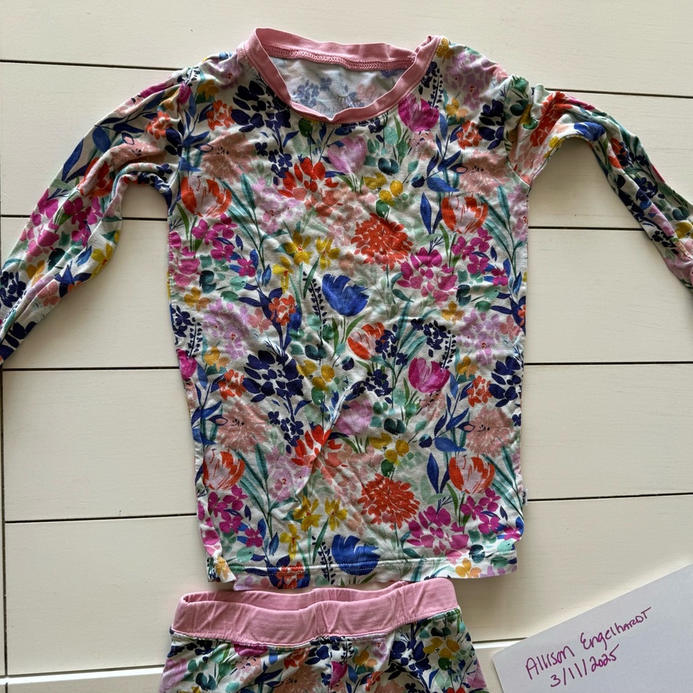 Floral Long Sleeve Pajama Set
